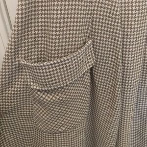 eshakti Dresses - Eshakti Houndstooth print dress in tan eshakti Dresses - Eshakti Houndstooth print dress in tan